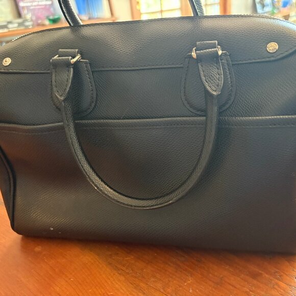 Vintage Coach Limited Edition X Peanuts/ Snoopy Mini Bennett Satchel Black - Picture 3 of 6